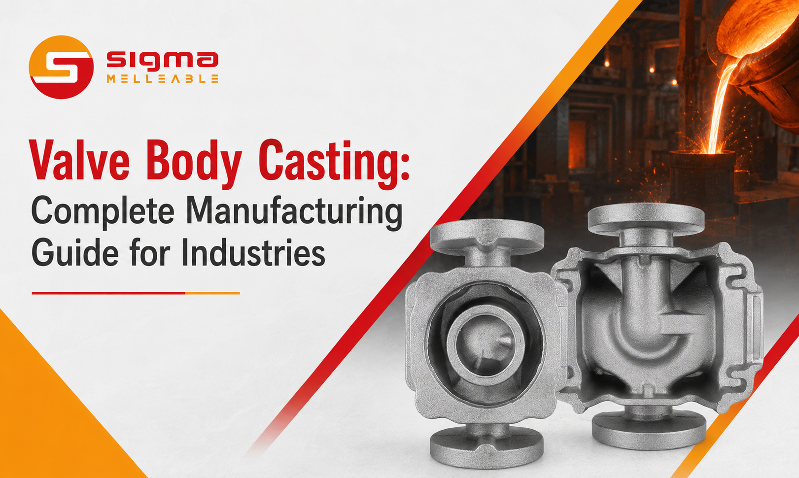 Valve body casting manufacturing process